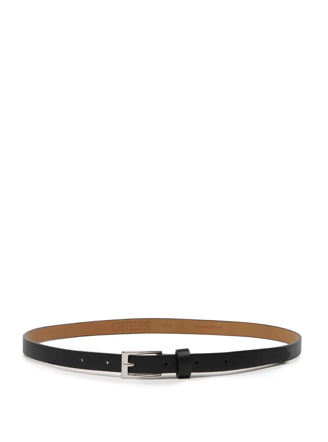 15mm Mocha Logo Two For One Belt Set Guess