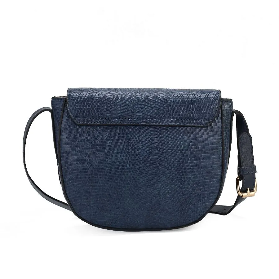 Adalyn Snake Embossed Vegan Leather Womens Shoulder Handbag