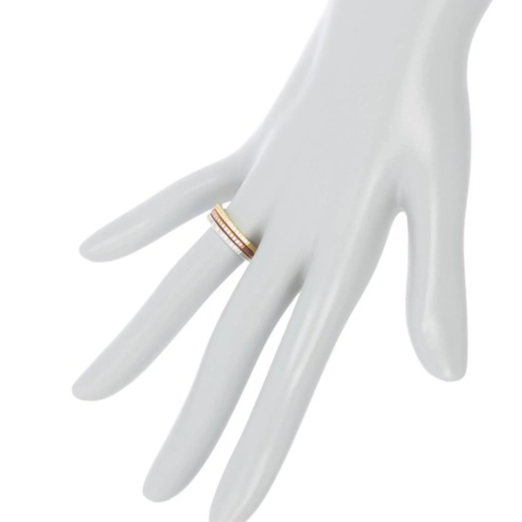 Adornia Half Eternity Band Stacking Ring Set