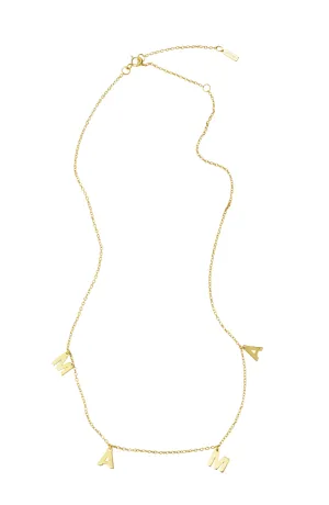 Adornia Mama Neckalce gold