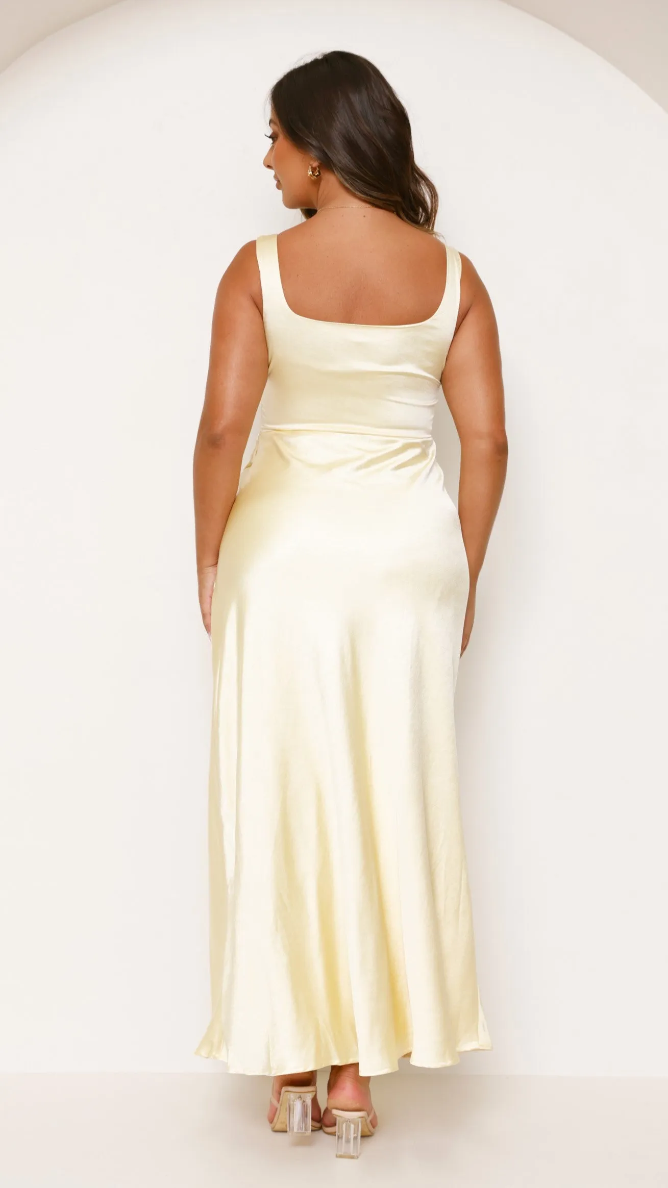 Alaria Maxi Dress - Yellow Billy J
