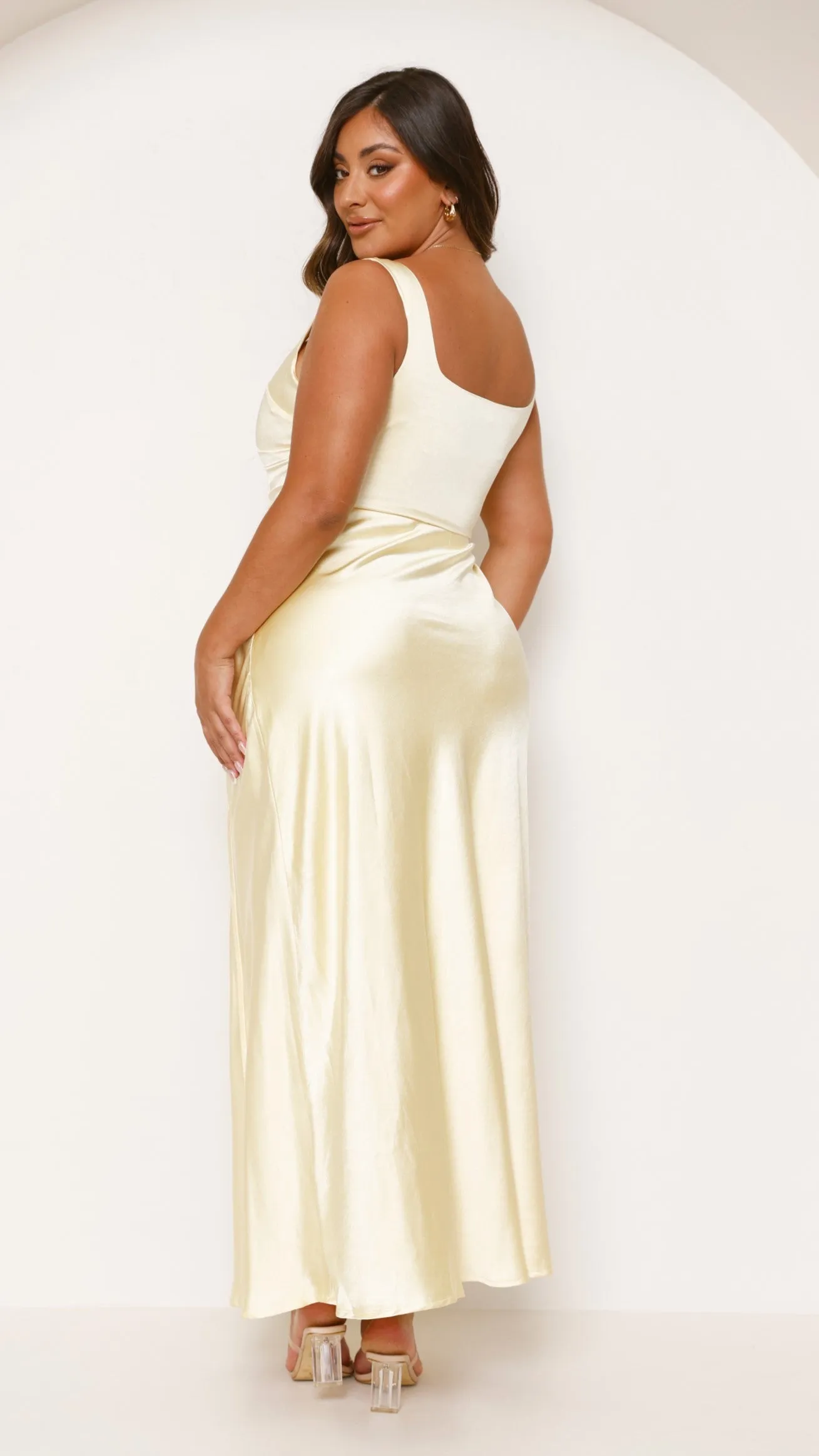 Alaria Maxi Dress - Yellow Billy J