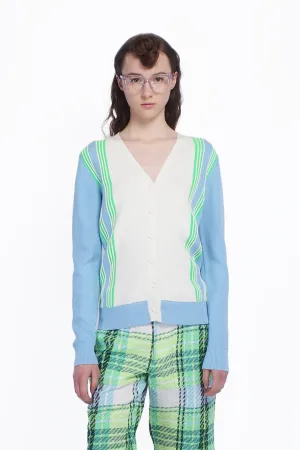 Amalfi Knit Cardigan-Baby Blue Annasui