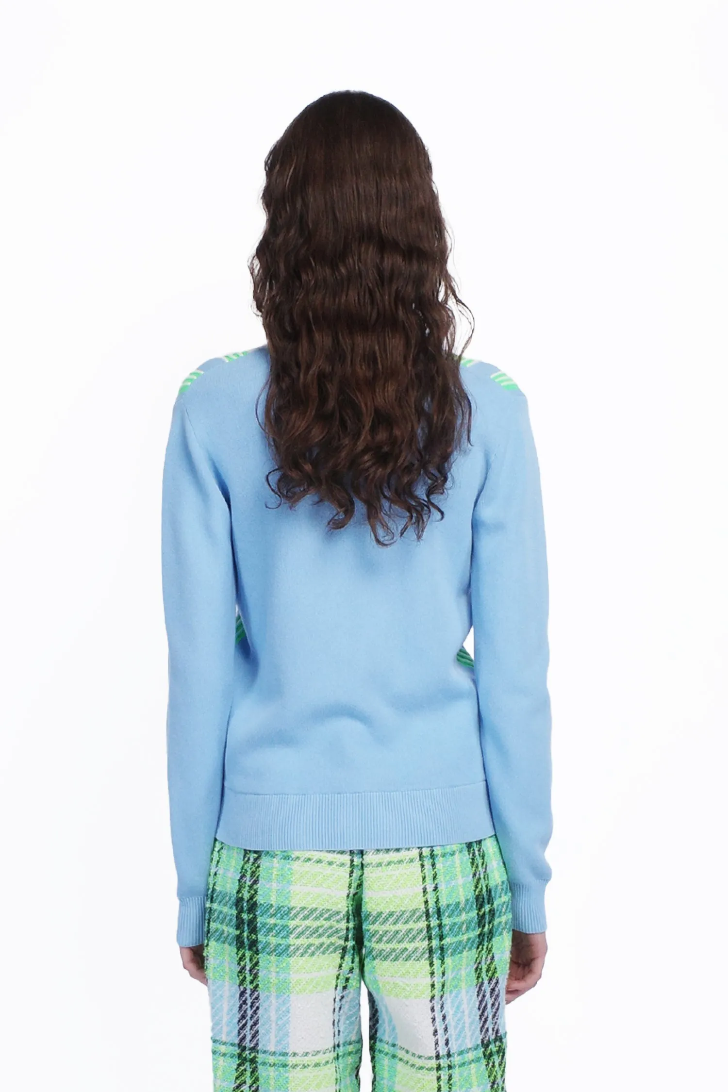 Amalfi Knit Cardigan-Baby Blue Annasui