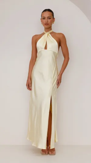 Amalia Maxi Dress - Yellow Billy J