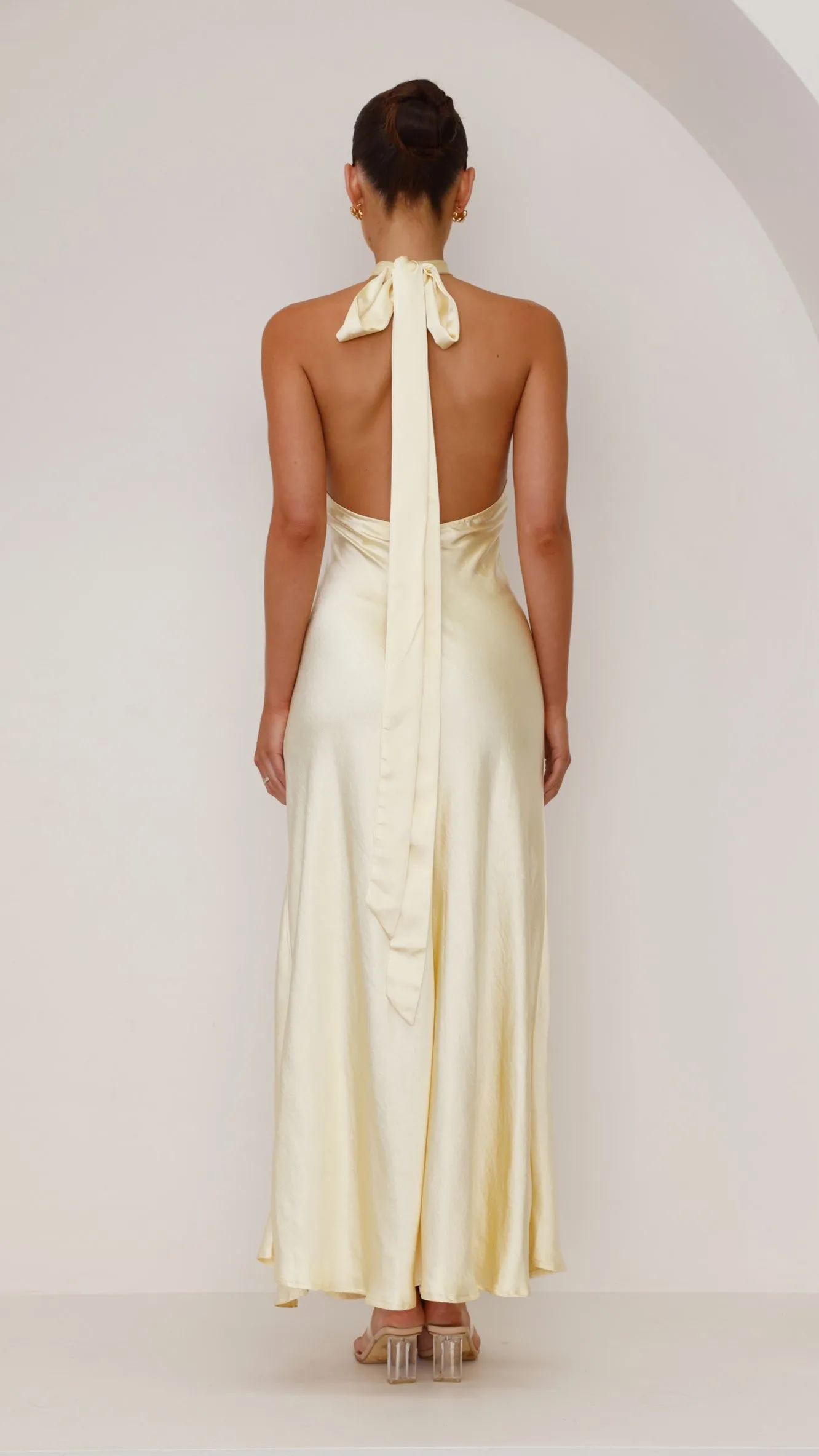 Amalia Maxi Dress - Yellow Billy J
