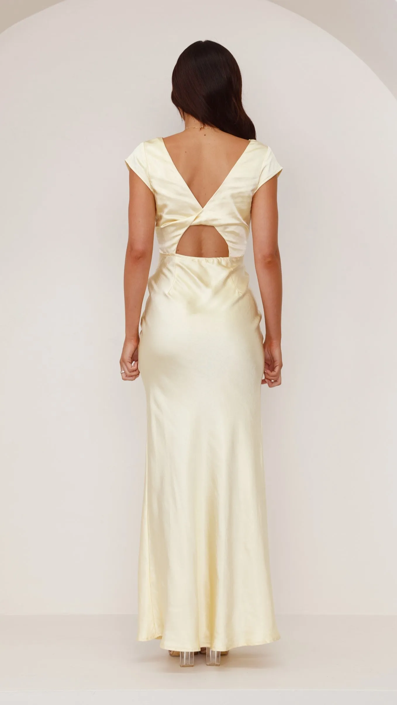 Amelia Maxi Dress - Yellow Billy J