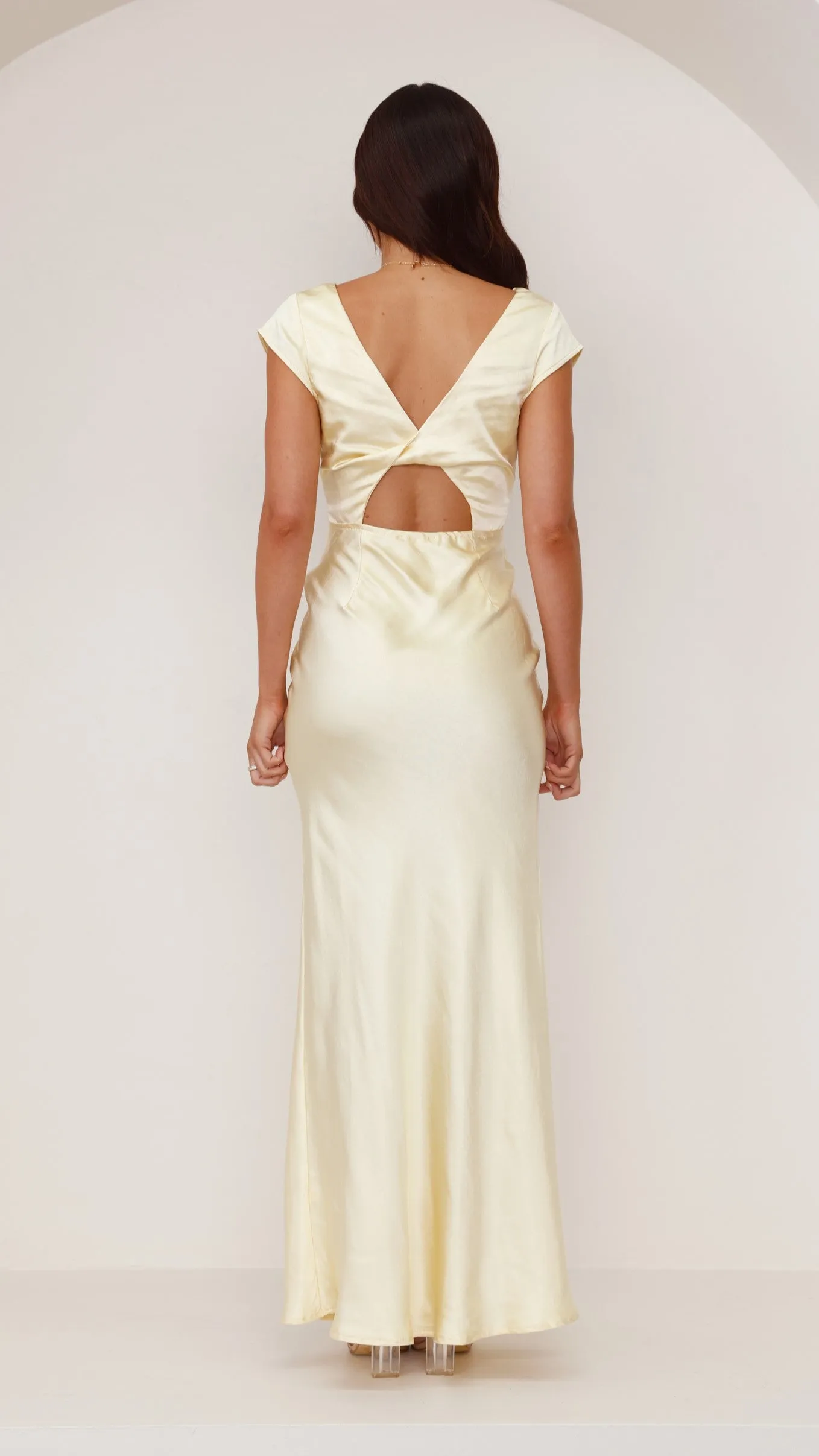 Amelia Maxi Dress - Yellow Billy J