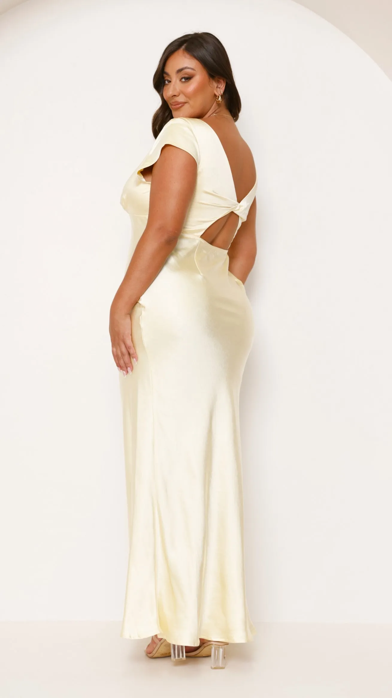Amelia Maxi Dress - Yellow Billy J