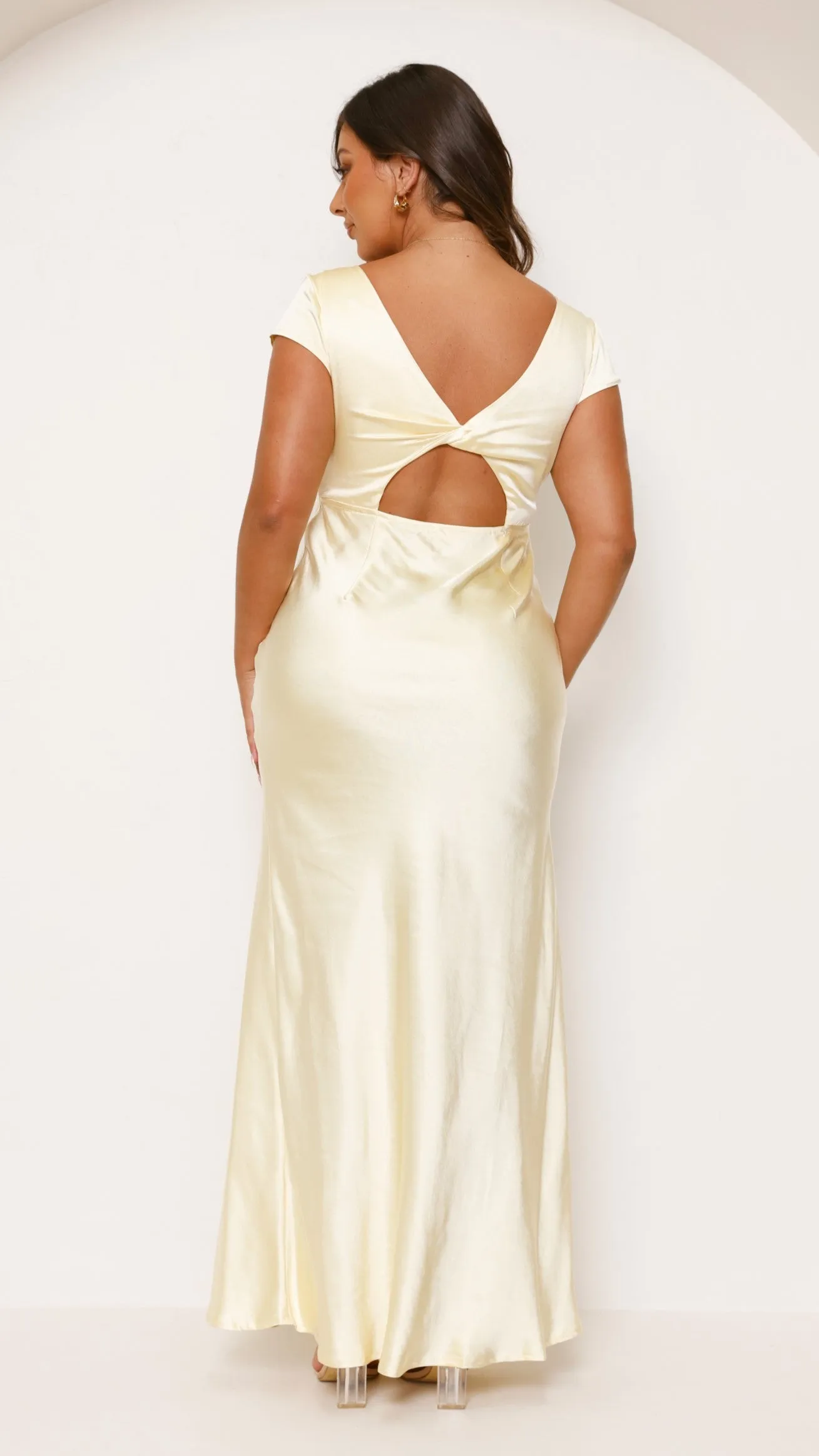 Amelia Maxi Dress - Yellow Billy J