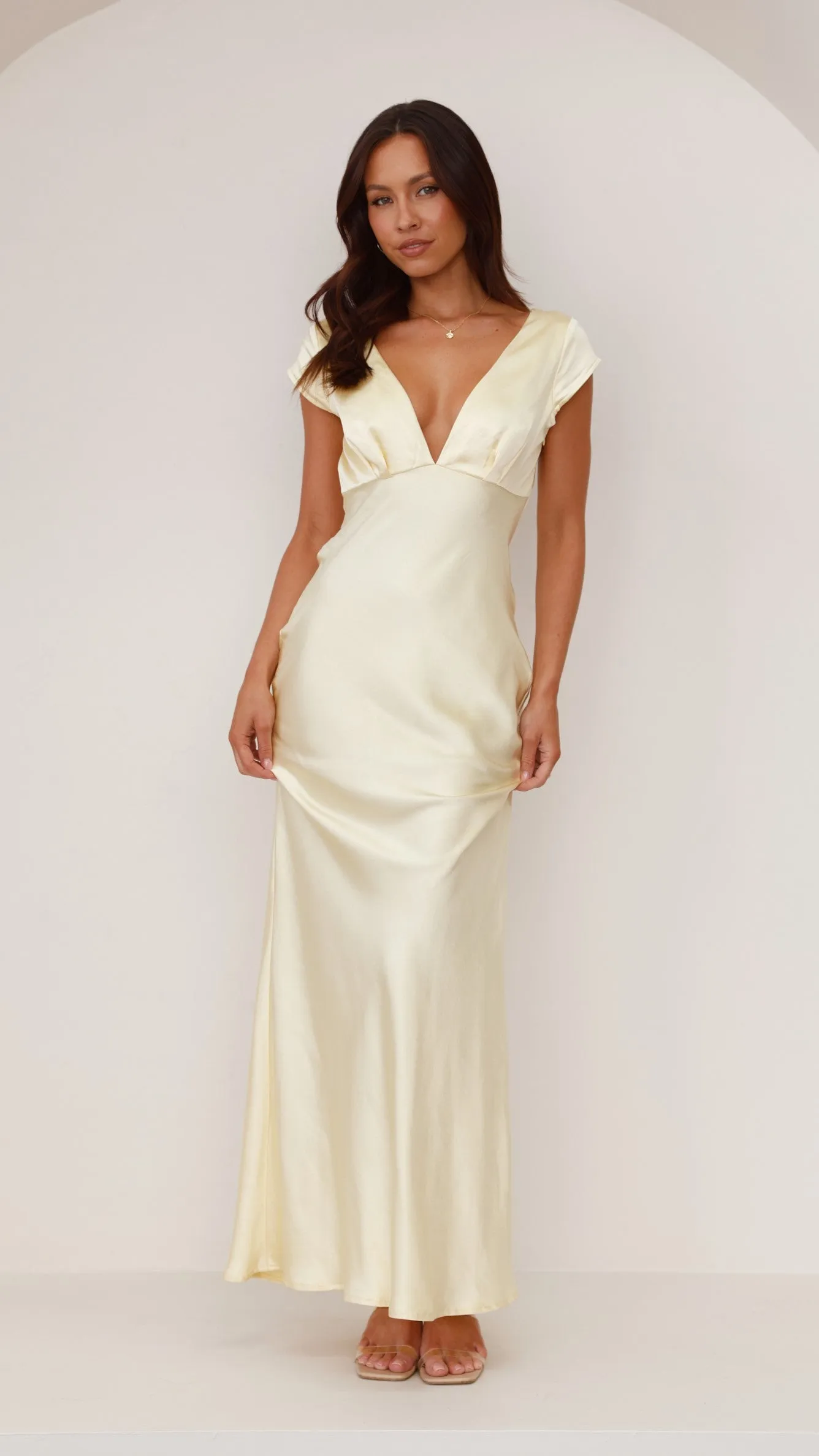 Amelia Maxi Dress - Yellow Billy J