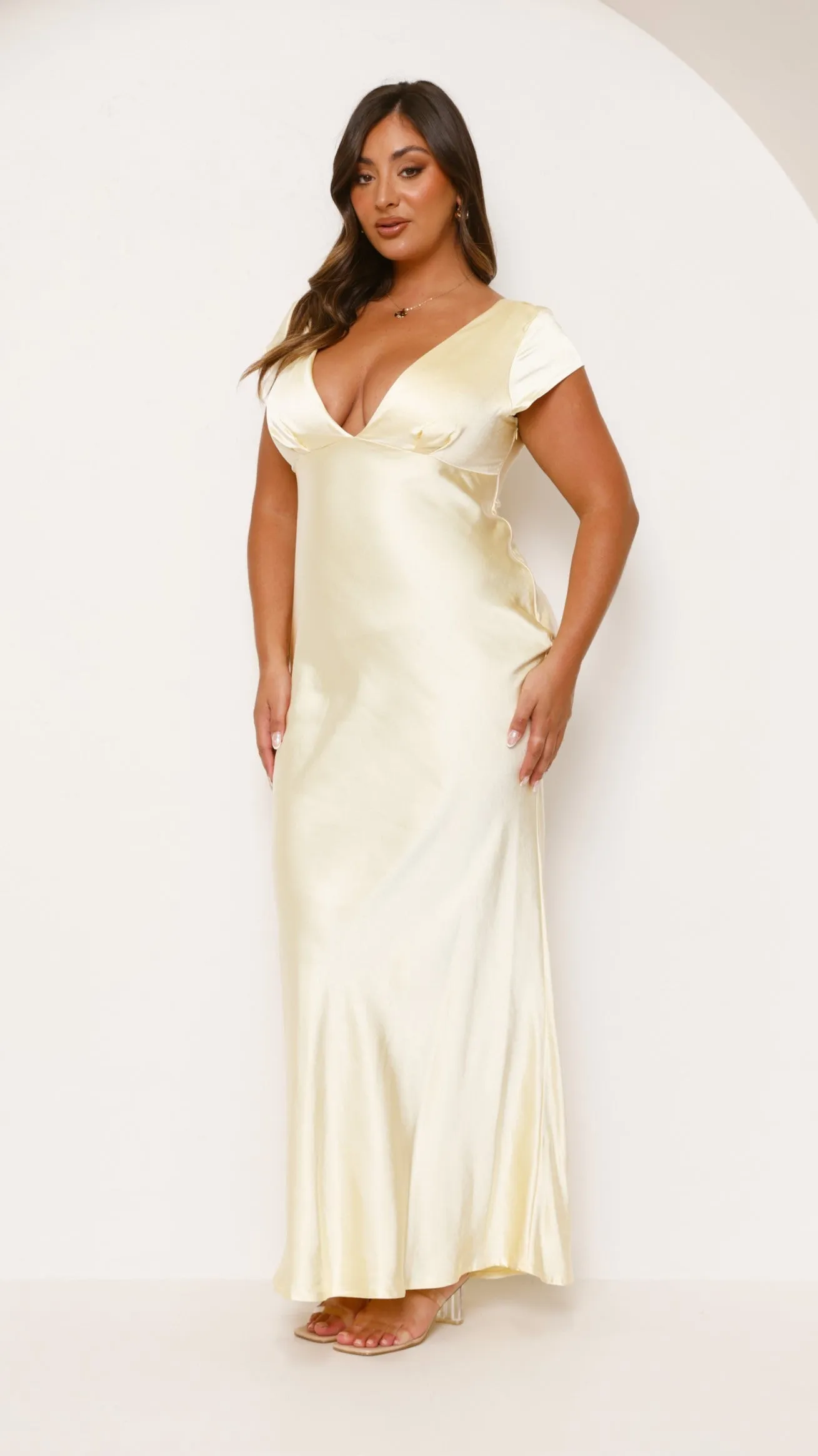 Amelia Maxi Dress - Yellow Billy J