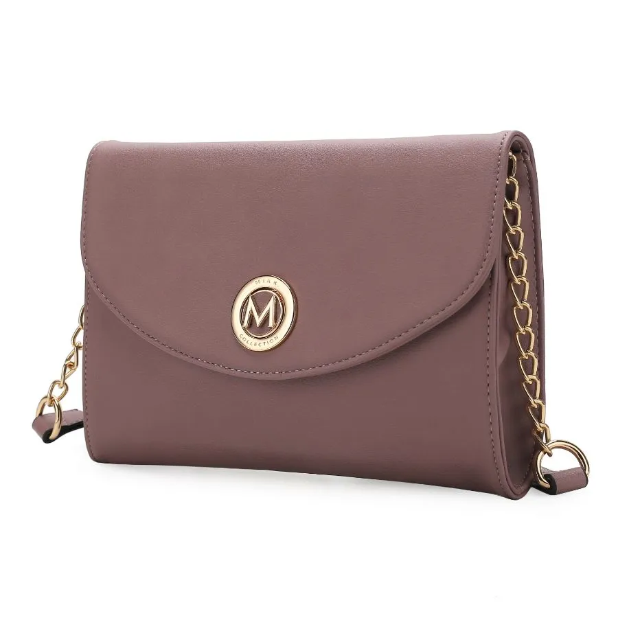 Andra Vegan Leather Womens Crossbody Bag