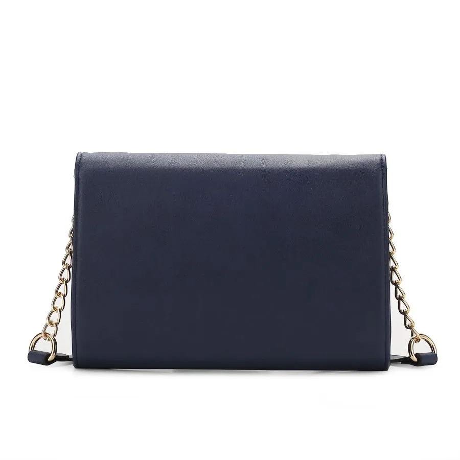 Andra Vegan Leather Womens Crossbody Bag