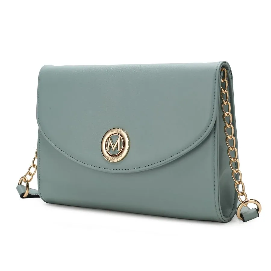 Andra Vegan Leather Womens Crossbody Bag