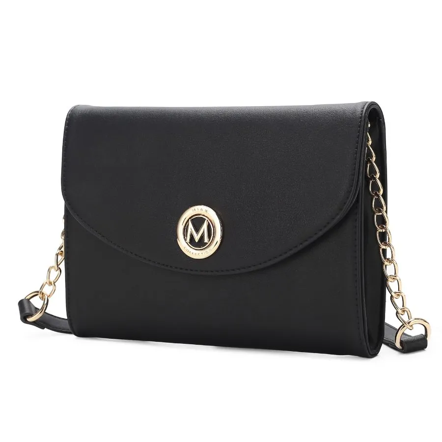 Andra Vegan Leather Womens Crossbody Bag