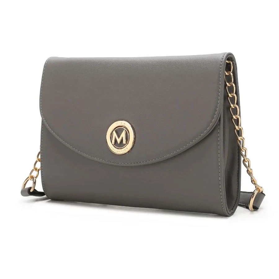 Andra Vegan Leather Womens Crossbody Bag