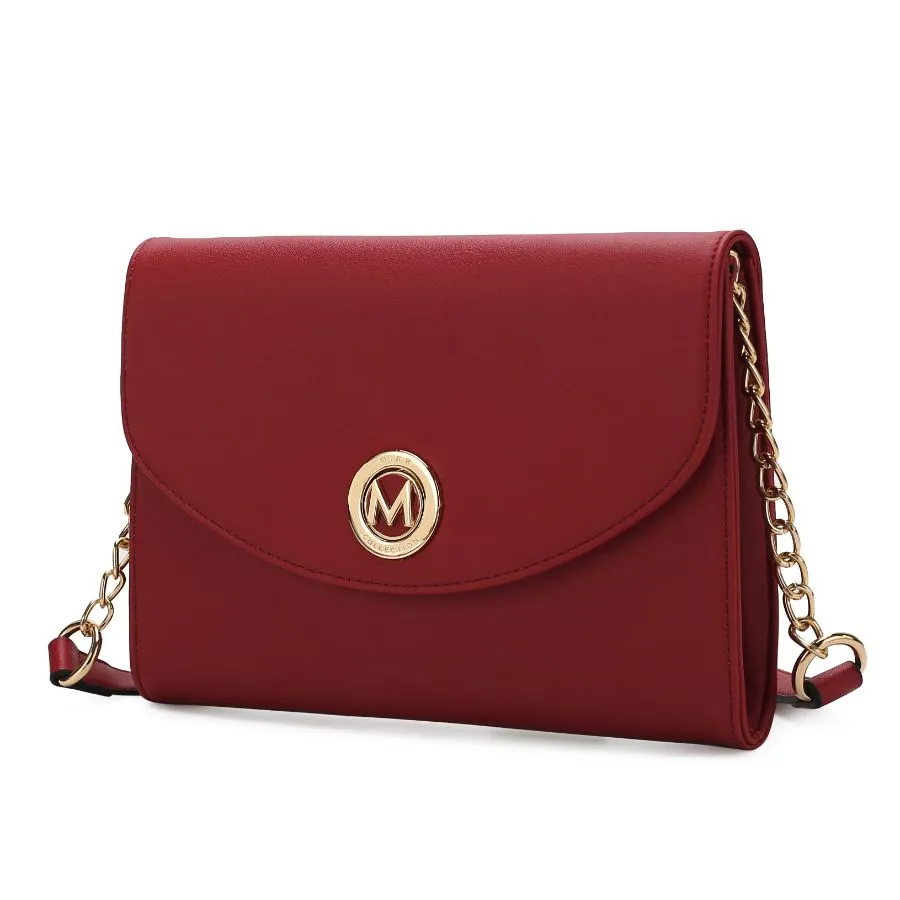 Andra Vegan Leather Womens Crossbody Bag