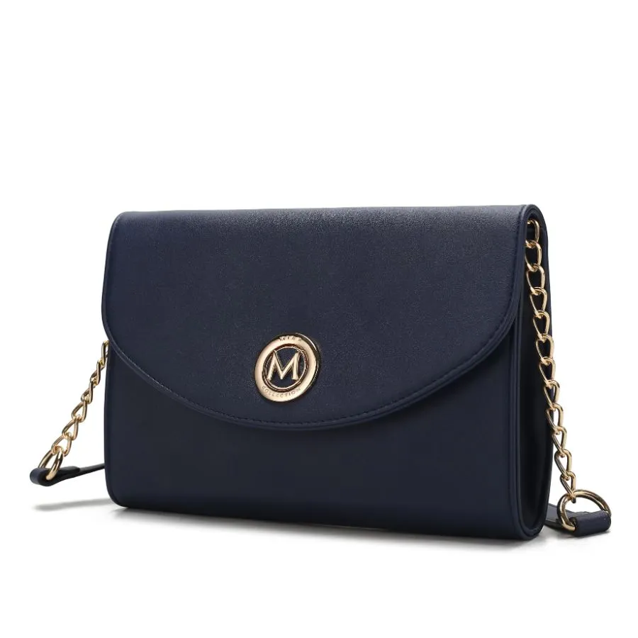 Andra Vegan Leather Womens Crossbody Bag