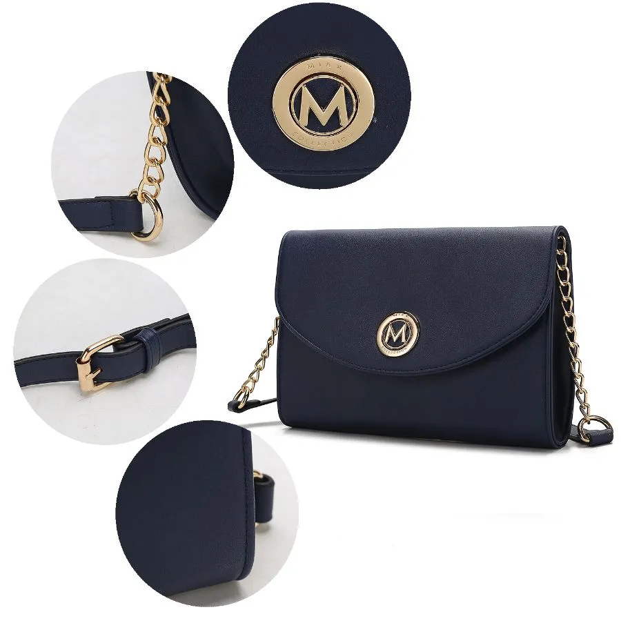 Andra Vegan Leather Womens Crossbody Bag