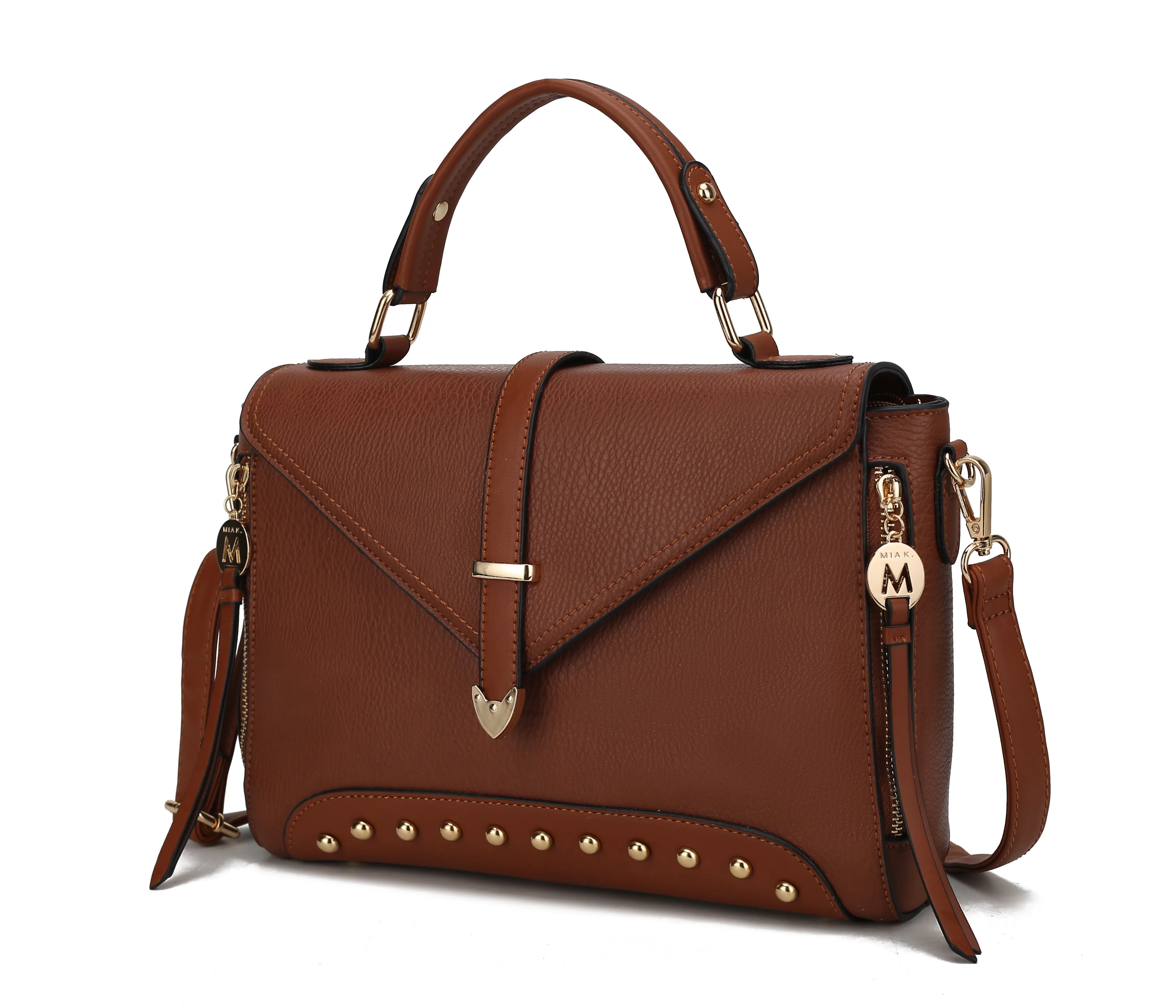 Angela Vegan Leather Womens Satchel Bag