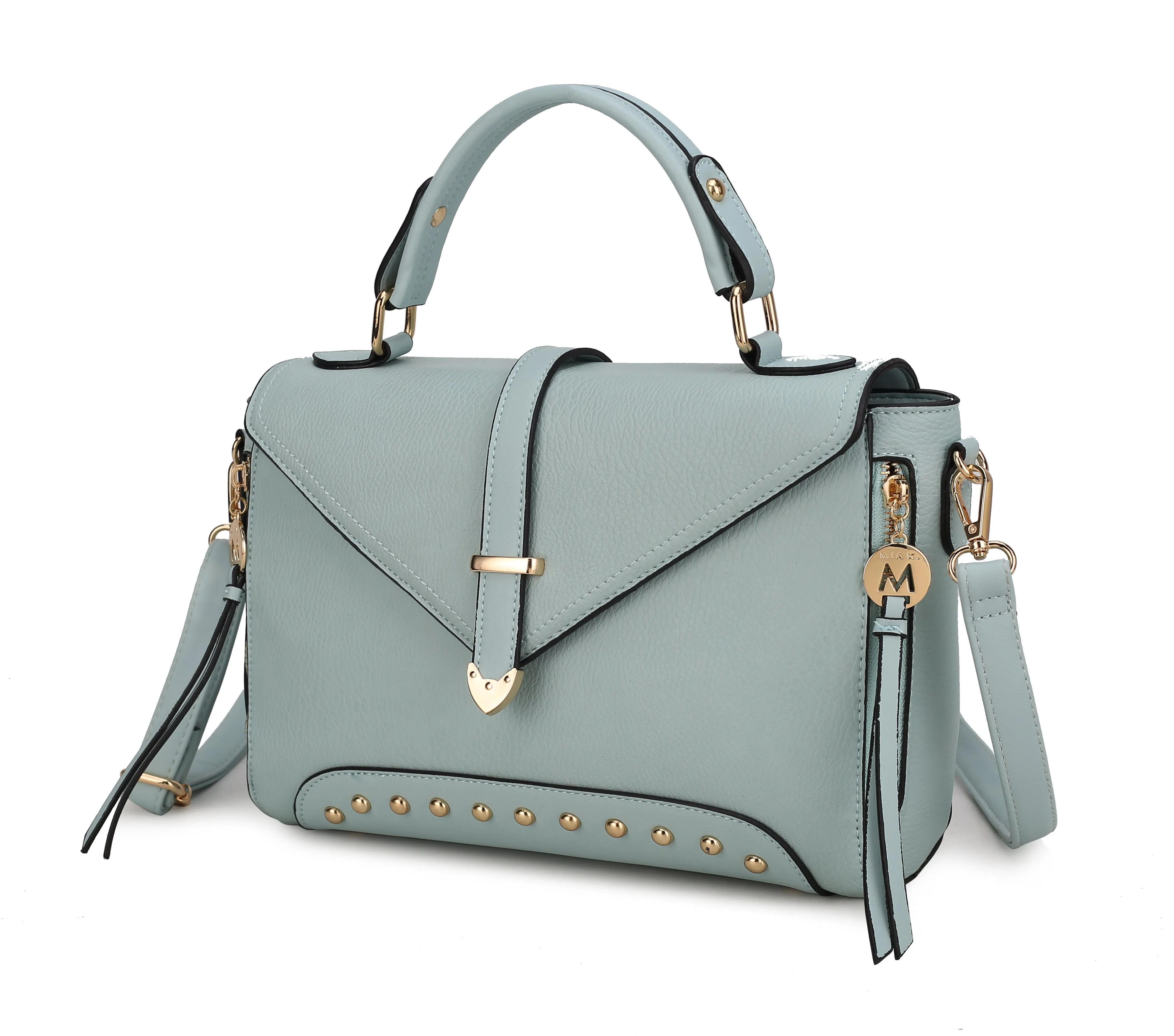 Angela Vegan Leather Womens Satchel Bag