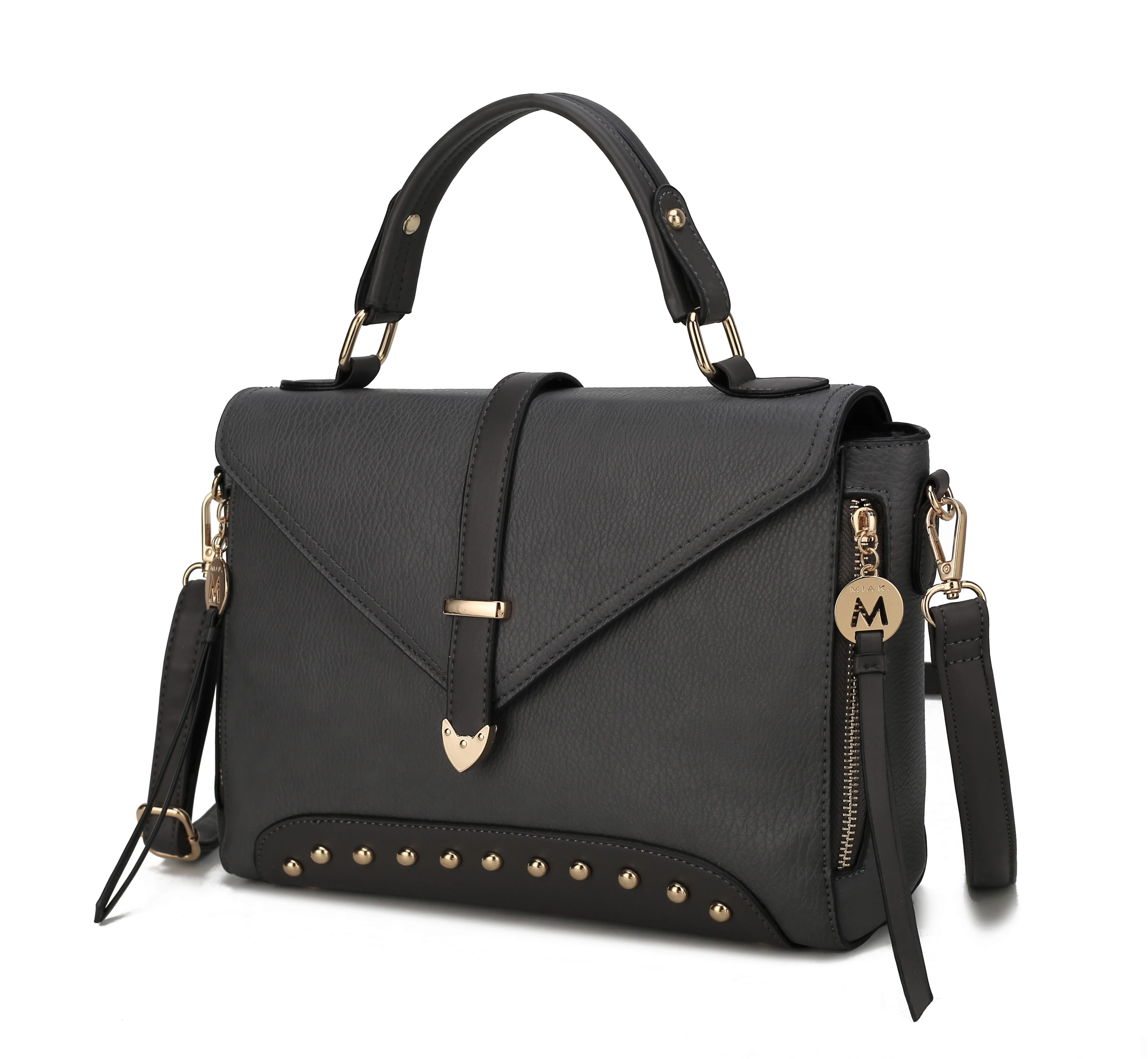 Angela Vegan Leather Womens Satchel Bag