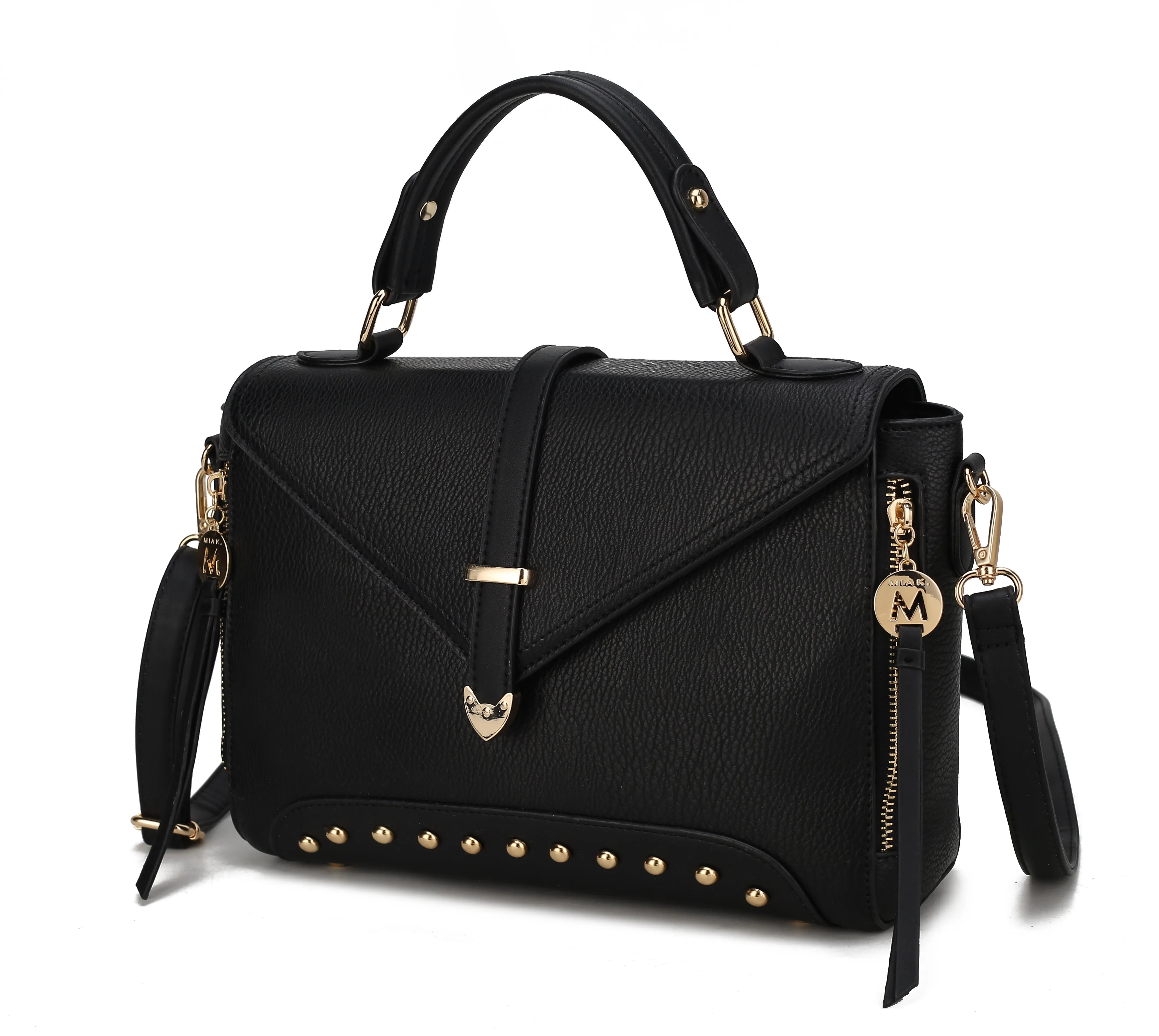 Angela Vegan Leather Womens Satchel Bag