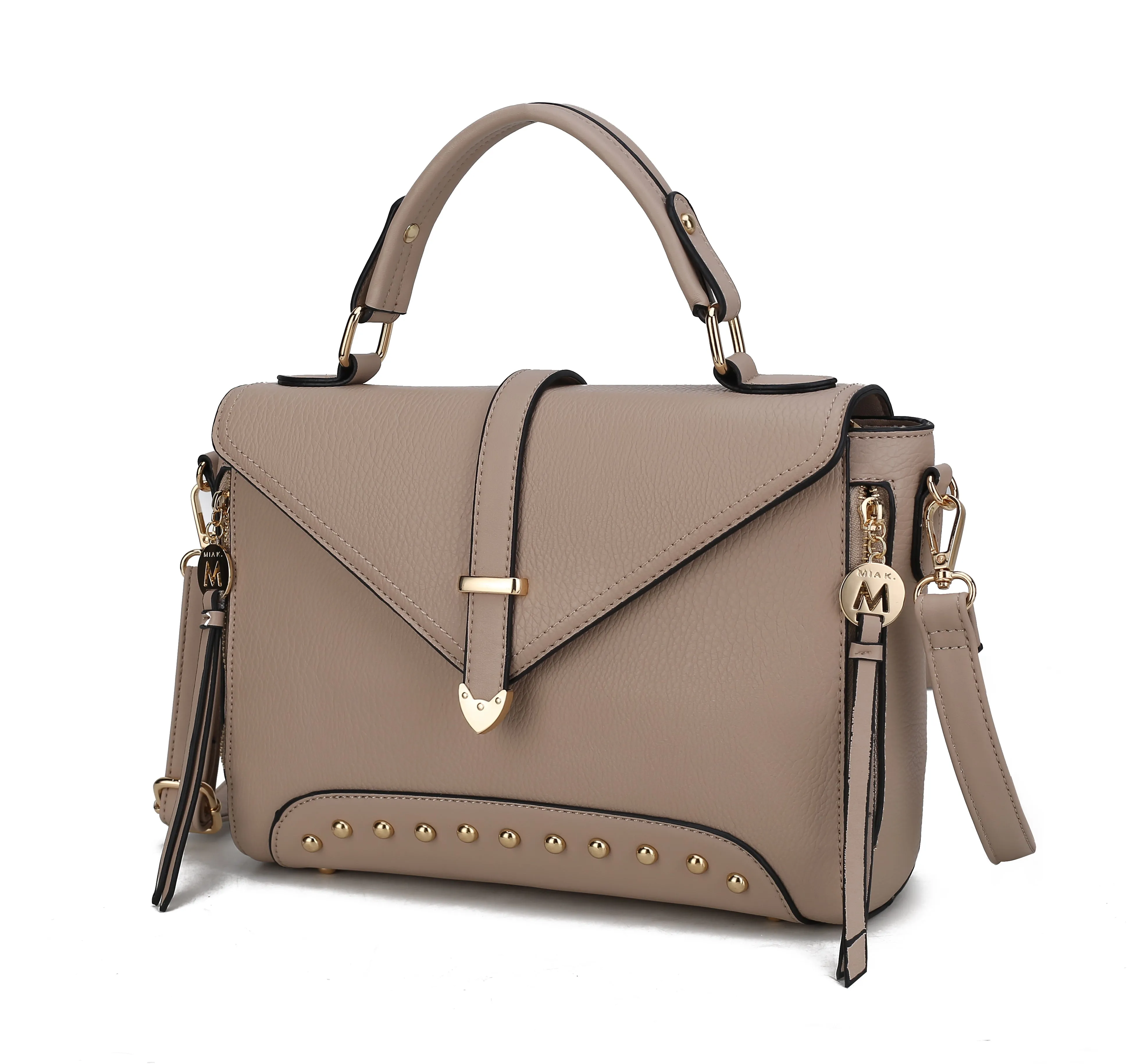 Angela Vegan Leather Womens Satchel Bag