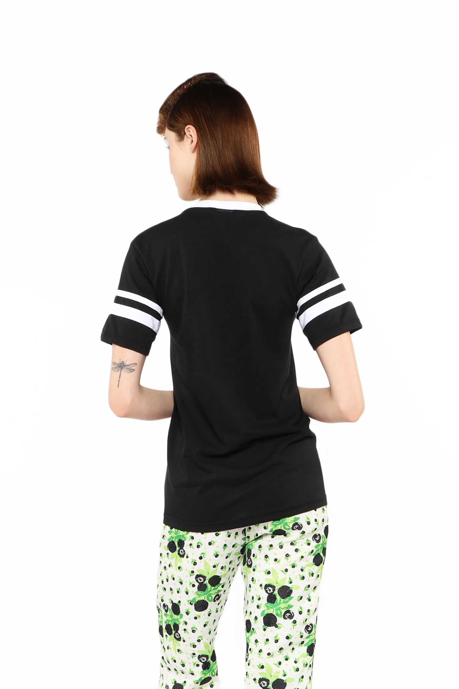 Anna Sui Logo T-Shirt Black Annasui