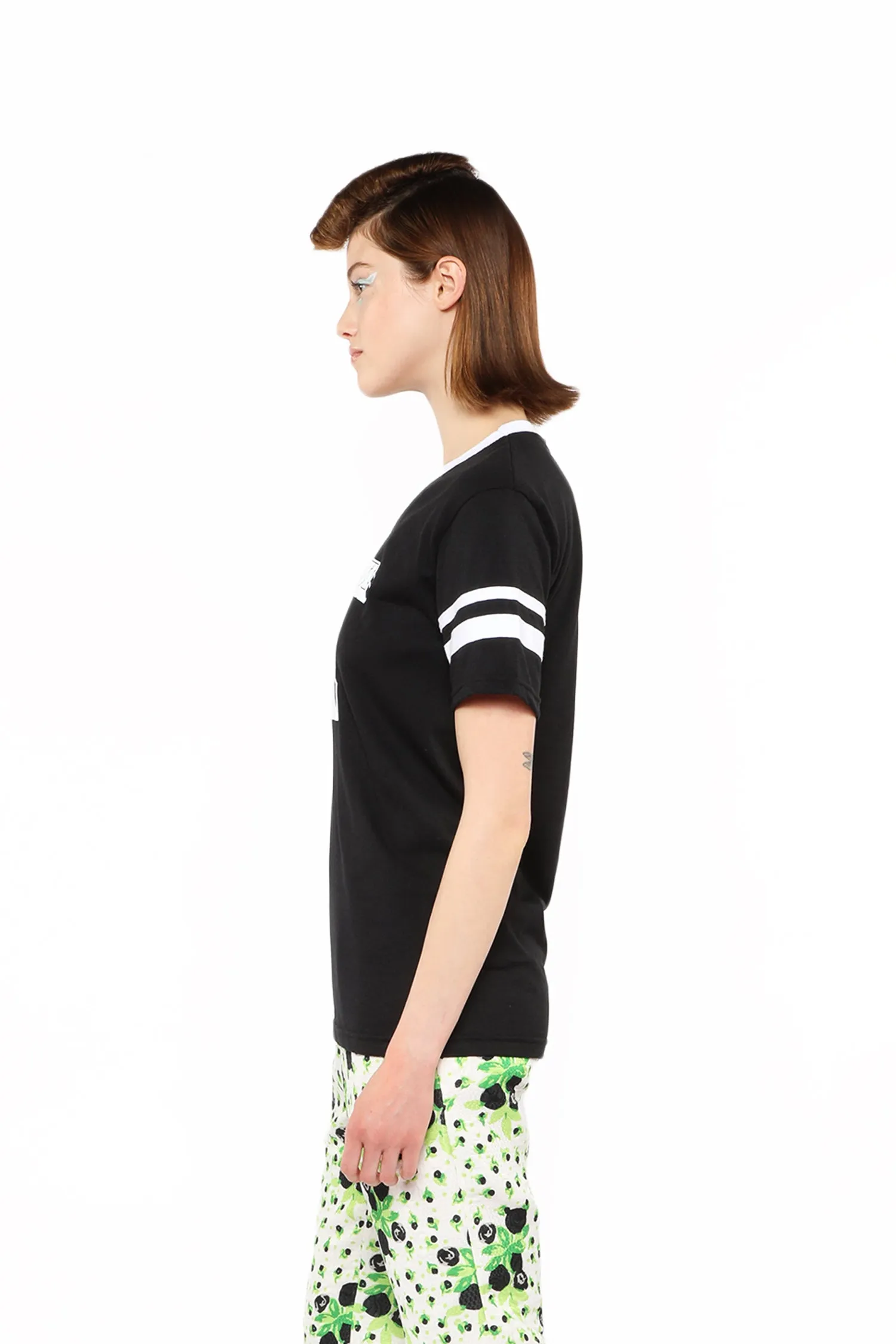 Anna Sui Logo T-Shirt Black Annasui