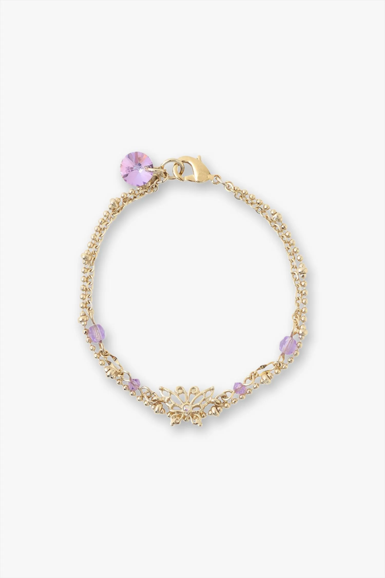 Aquamarine Butterfly Bracelet Annasui