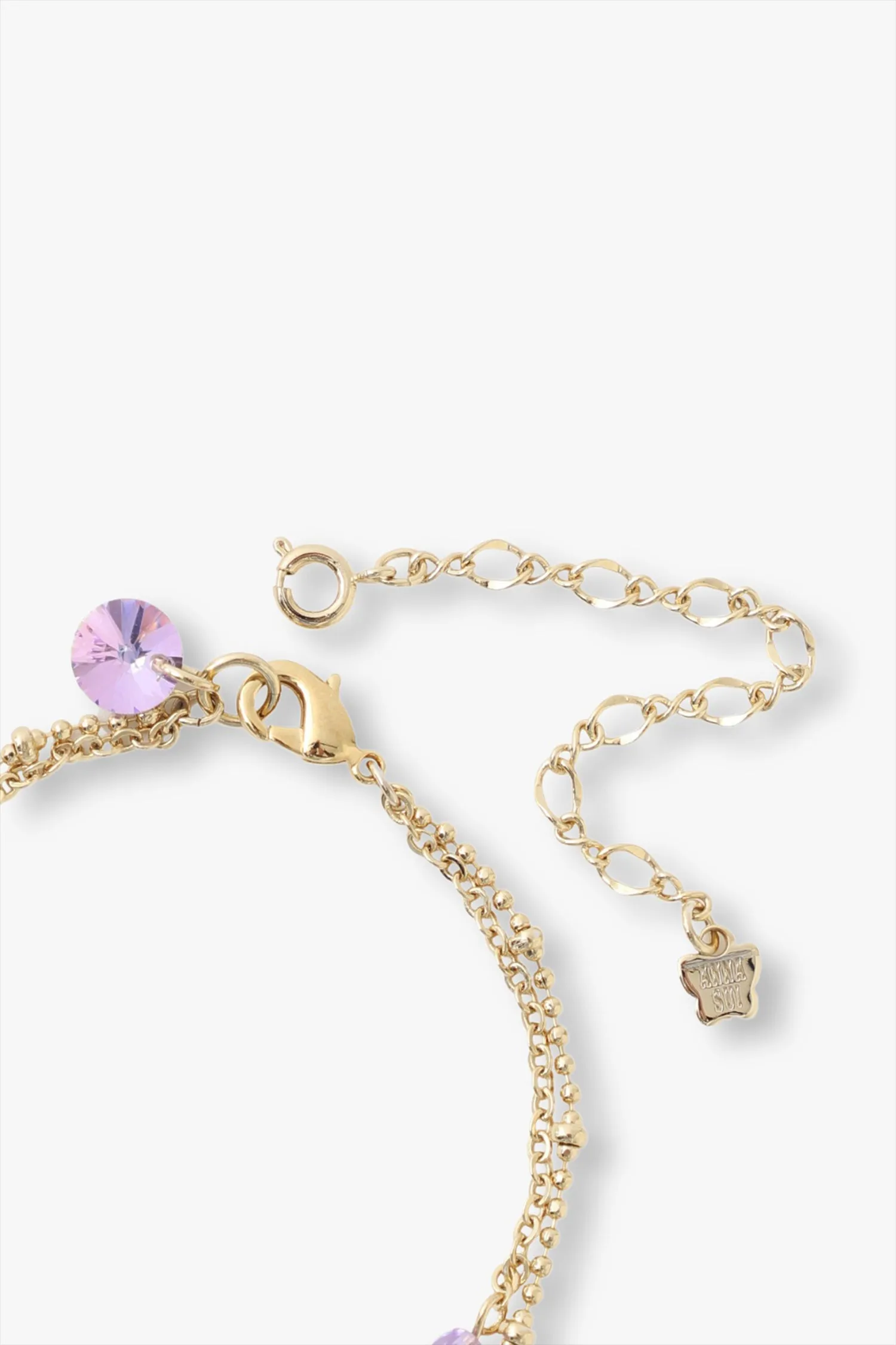 Aquamarine Butterfly Bracelet Annasui