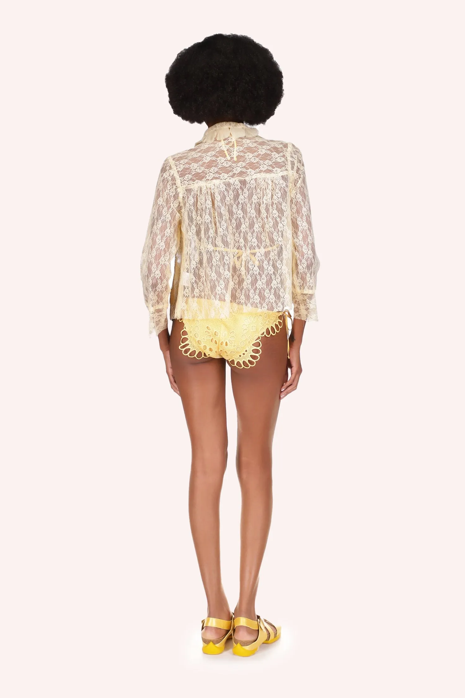 Arcadia Blossom Lace Cape Annasui