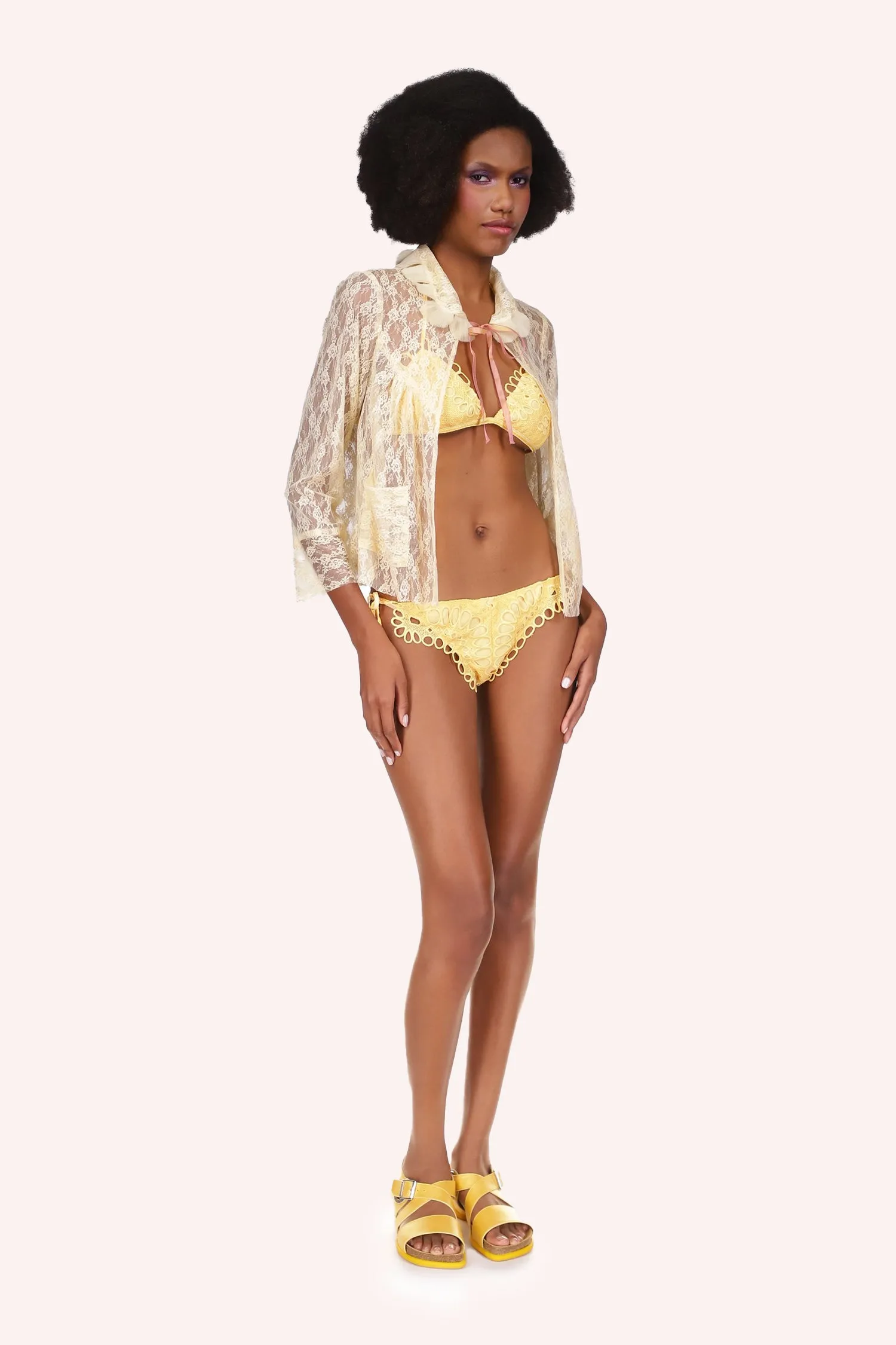 Arcadia Blossom Lace Cape Annasui