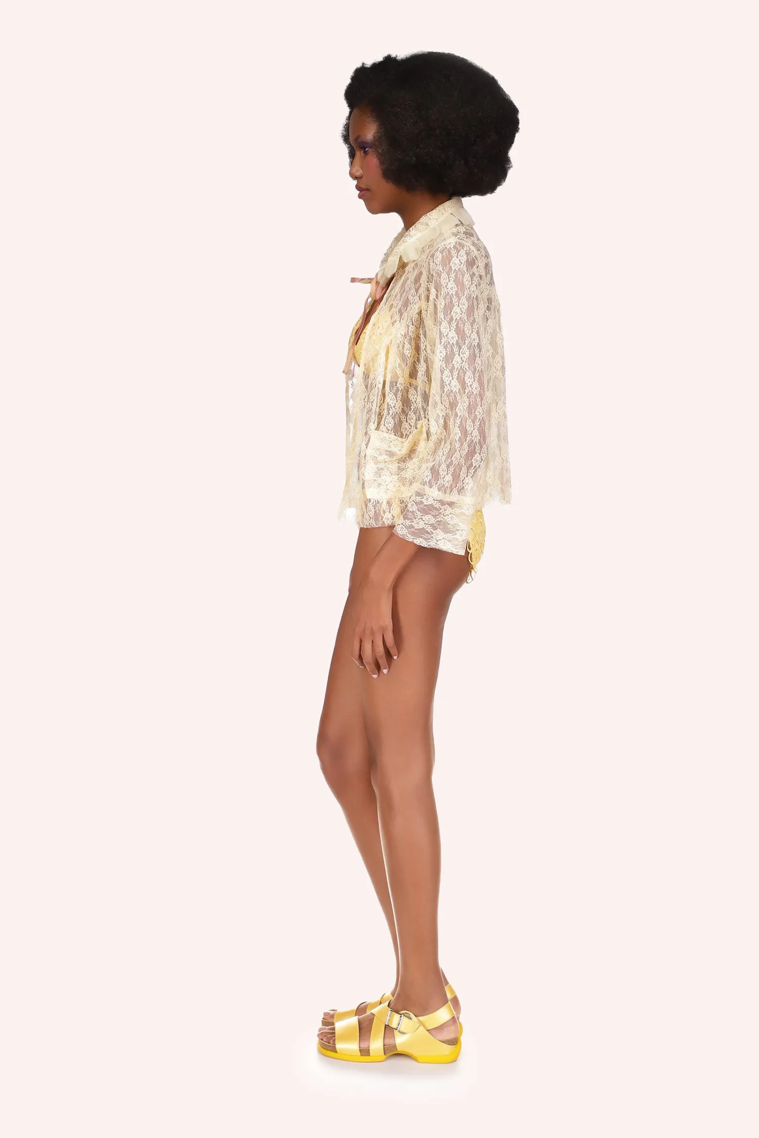 Arcadia Blossom Lace Cape Annasui