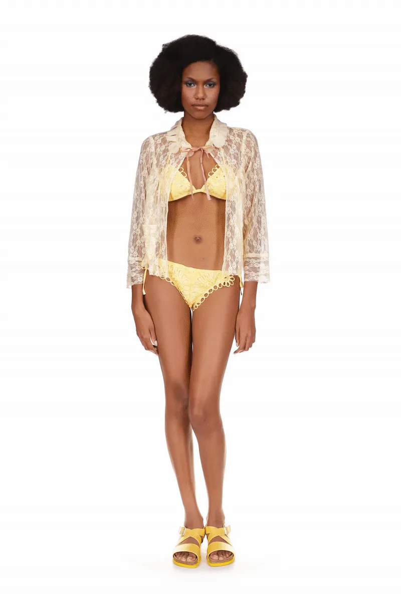 Arcadia Blossom Lace Cape Annasui