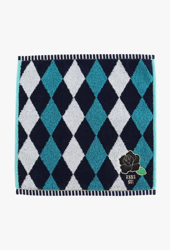Argyle Rose Washcloth Annasui
