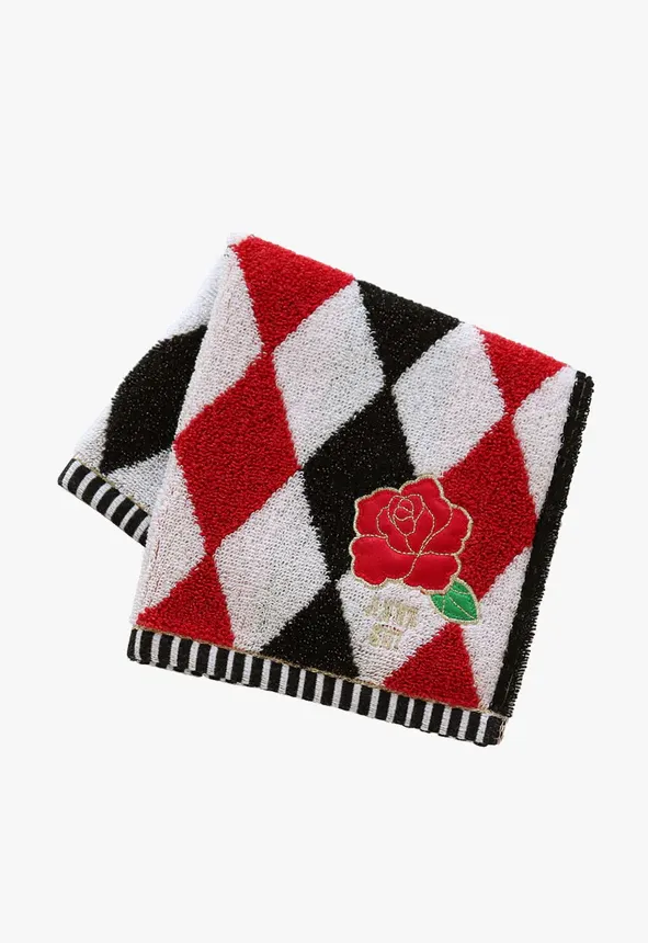 Argyle Rose Washcloth Annasui