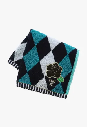 Argyle Rose Washcloth Annasui
