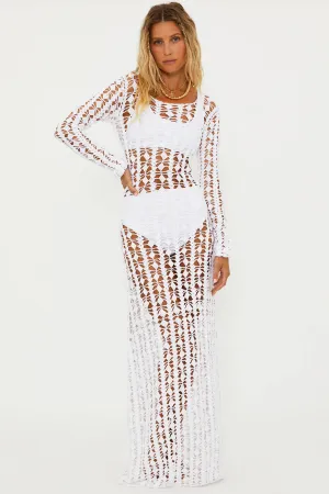 Ariana Dress White Beach Riot