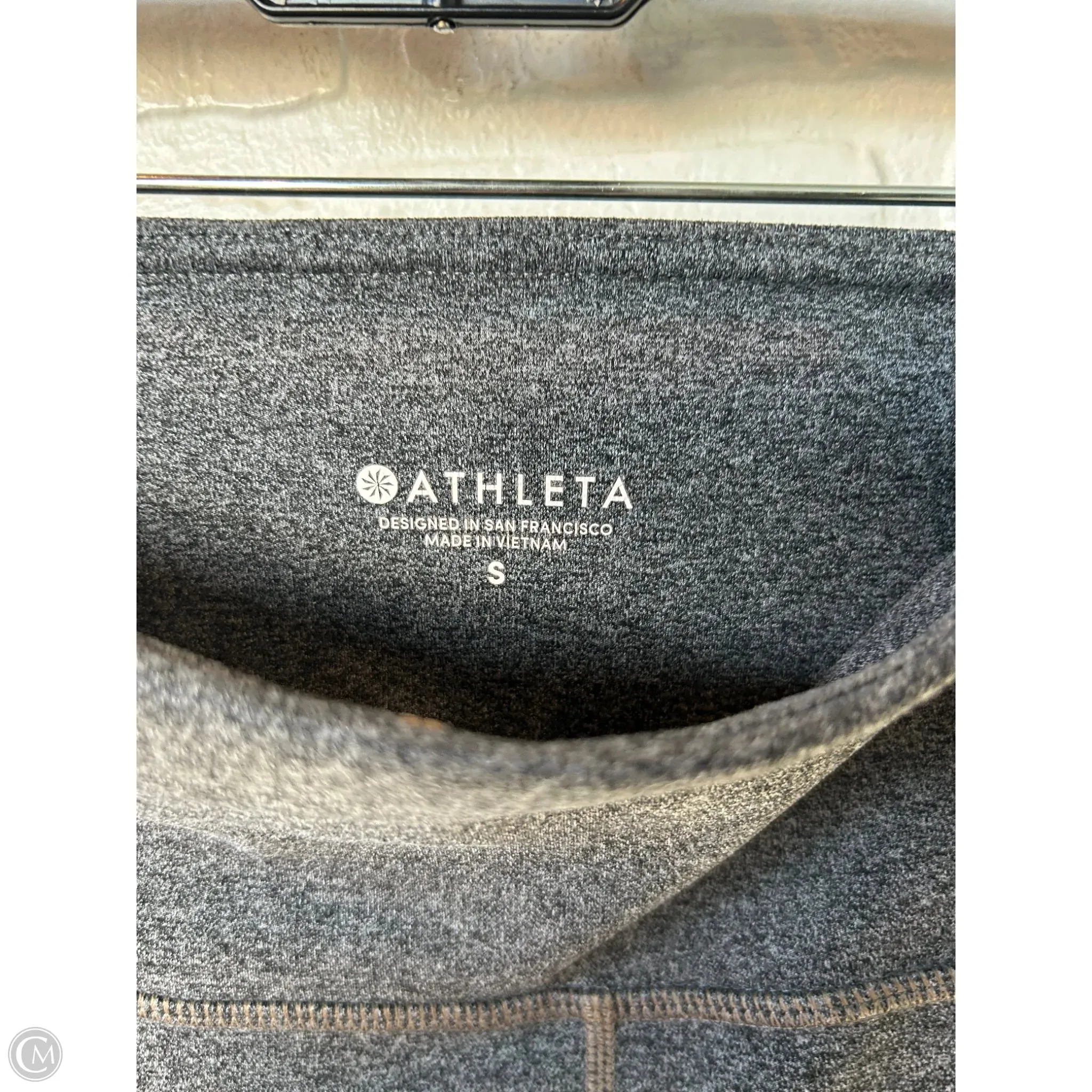 Athletic Leggings By Athleta In Grey, Size: 4