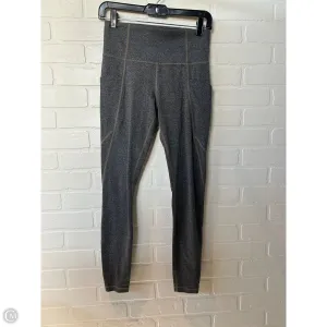 Athletic Leggings By Athleta In Grey, Size: 4