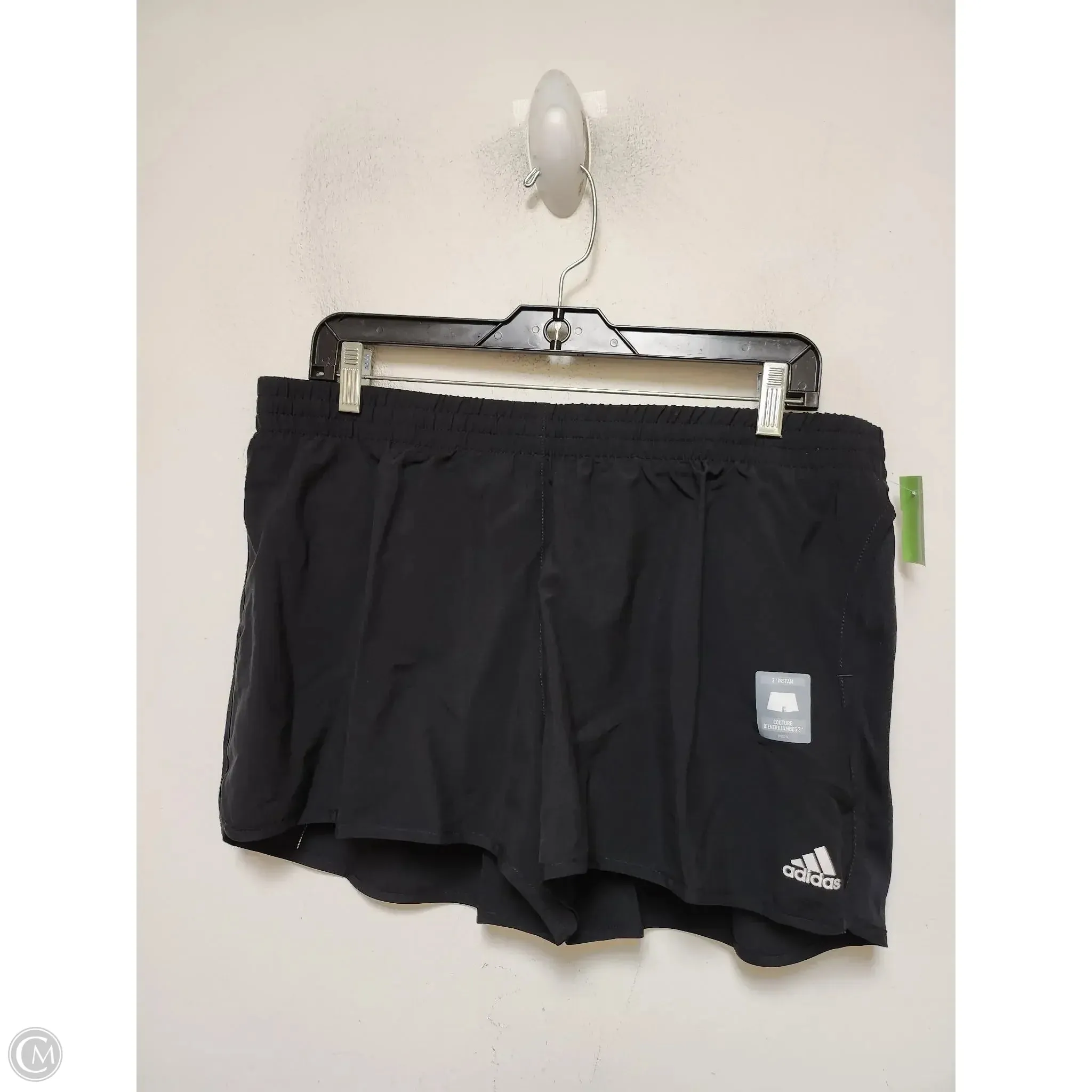 Athletic Shorts By Adidas In Black, Size: L