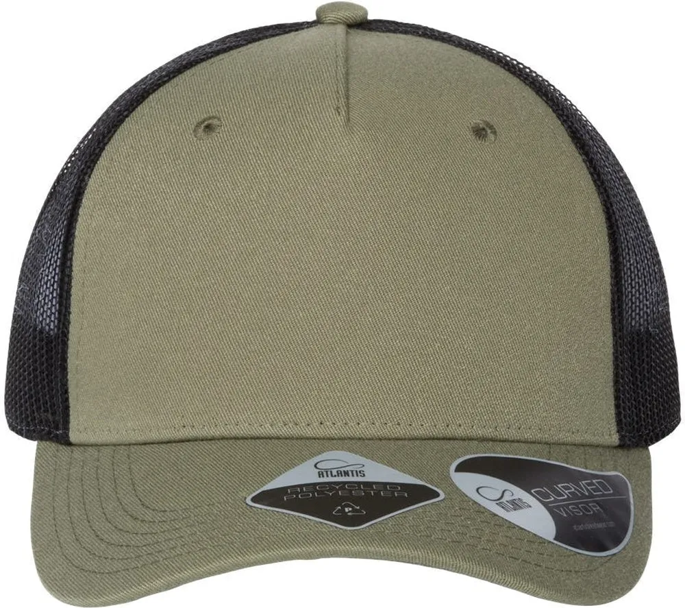 Atlantis Headwear Sustainable Five-Panel Trucker Cap