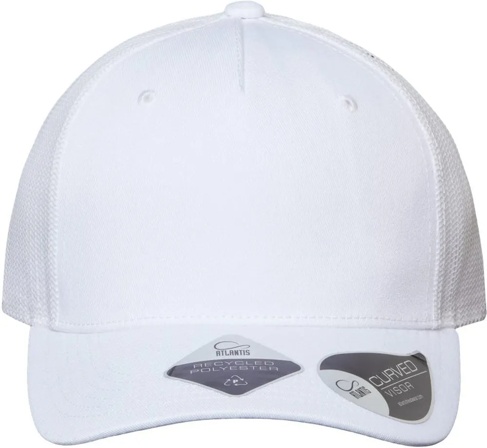 Atlantis Headwear Sustainable Five-Panel Trucker Cap