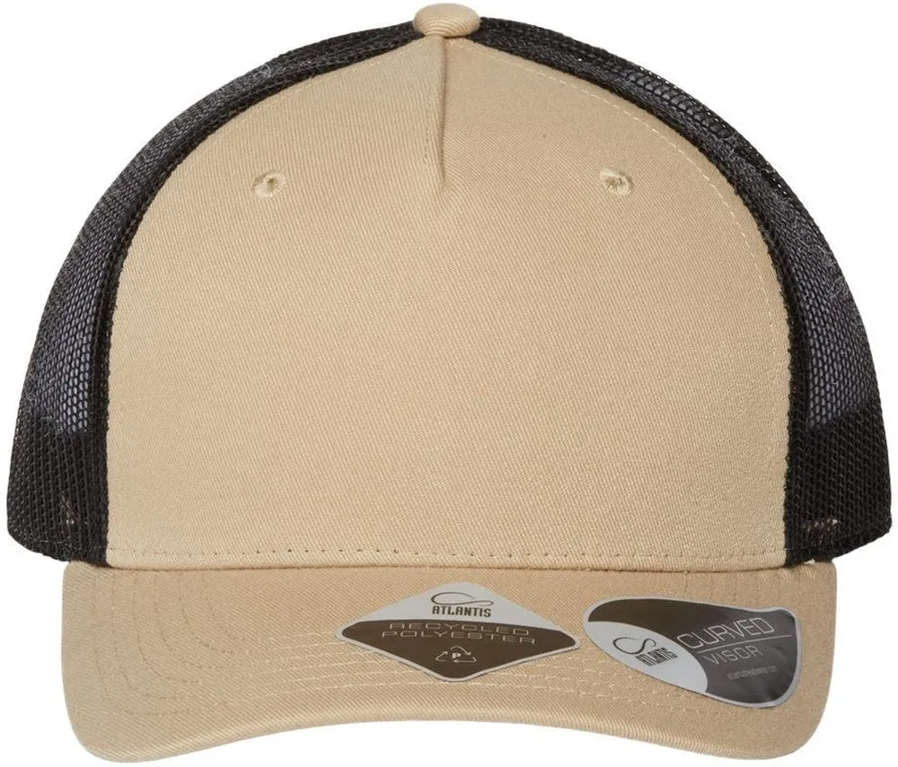 Atlantis Headwear Sustainable Five-Panel Trucker Cap