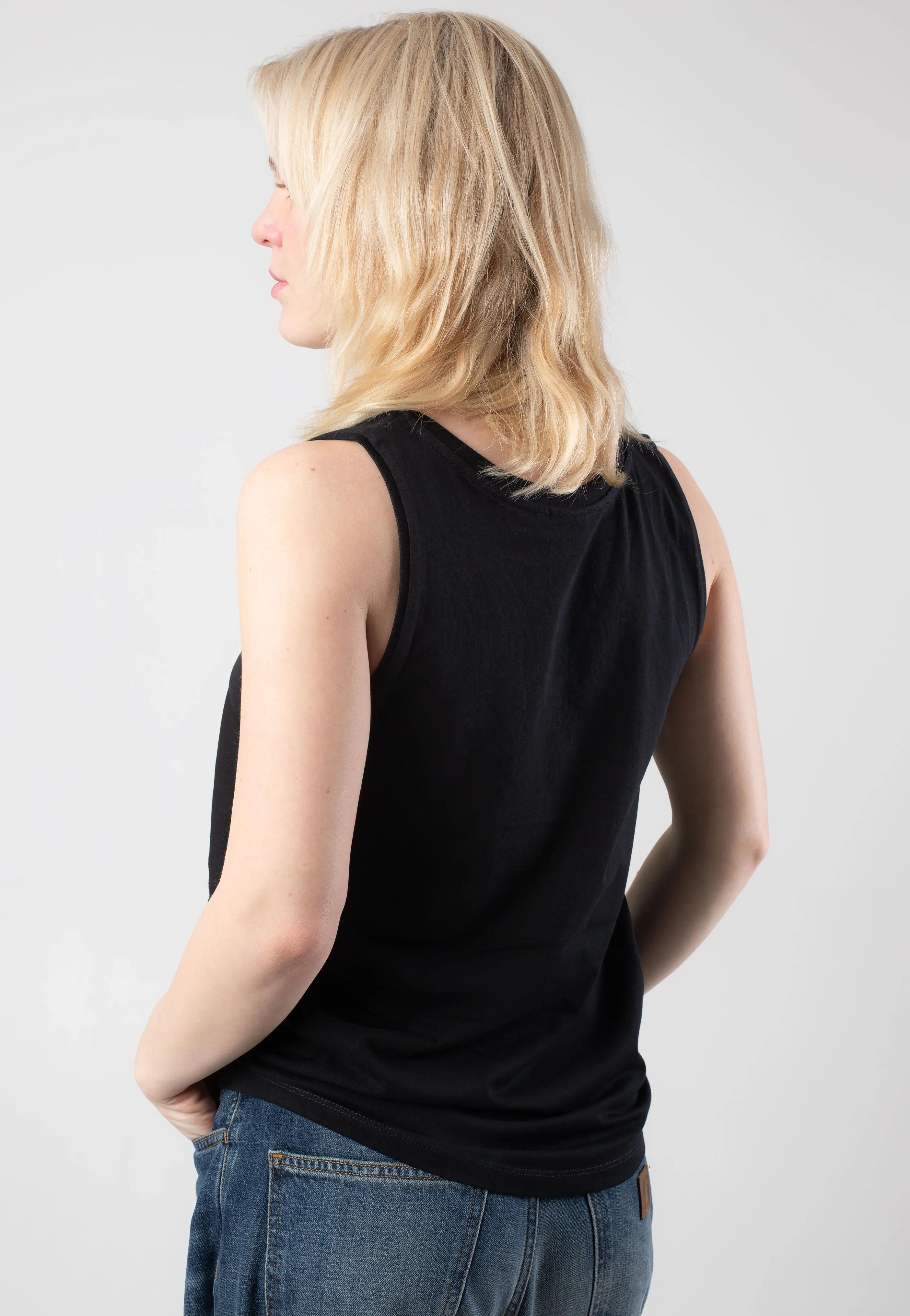 Atticus - Womens Small Heart Black - Tank
