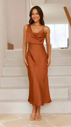 Audrey Maxi Dress - Copper Billy J