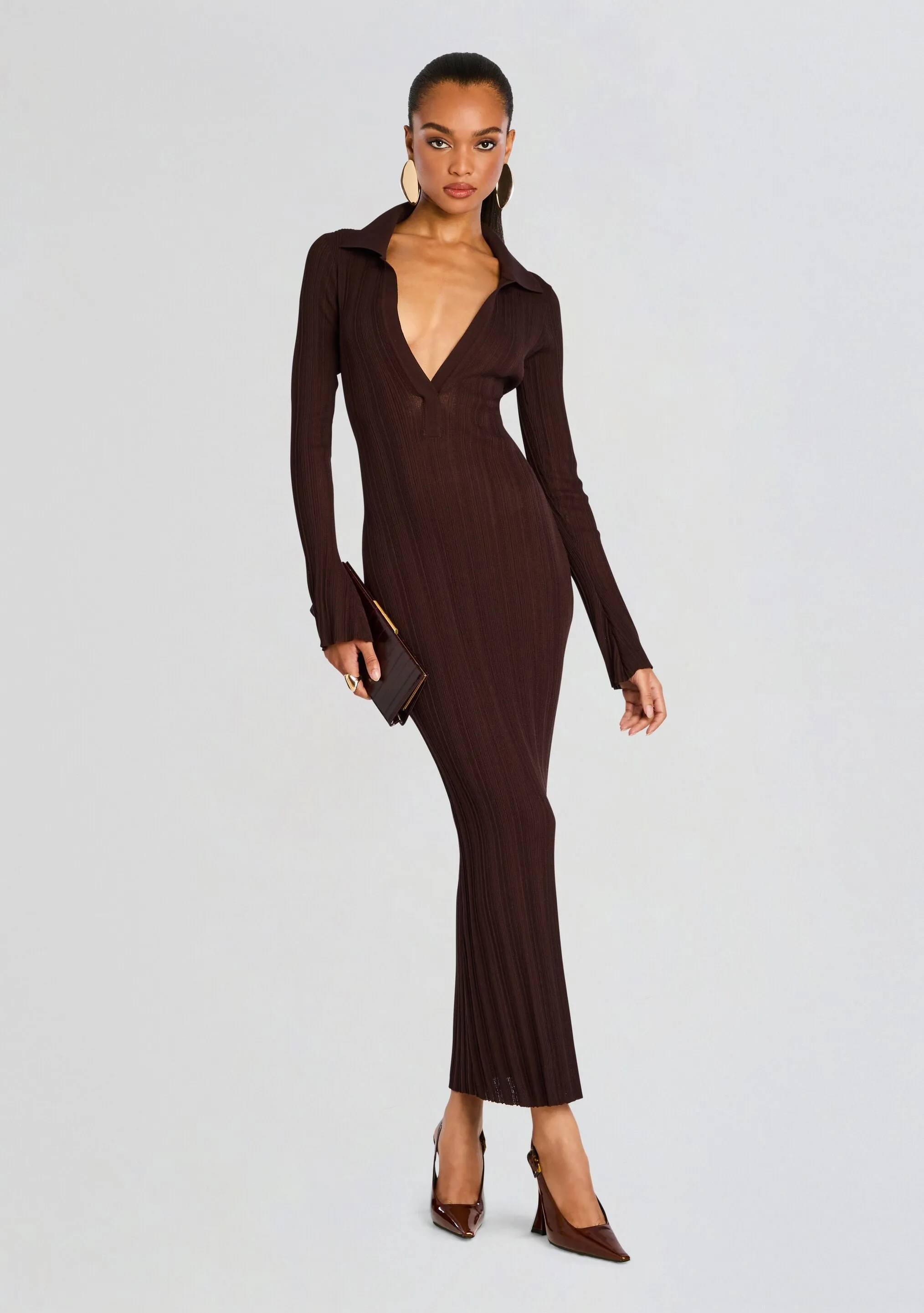 Azula Rib Knit Maxi Dress